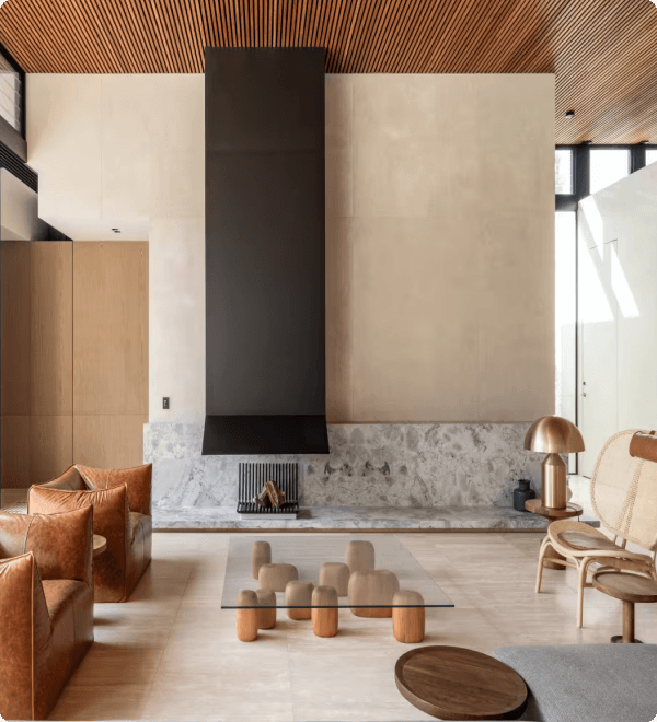 Luxury villa interior